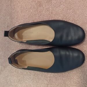 Everlane The Day Glove Leather Flats Slip-On Shoes Black Size 7